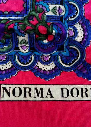 Стильный подписной платок италия!! от norma dori полиестер3 фото