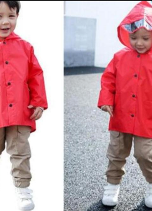 Ветровка- дождевик леопардовый принт бренда швеции basecamp uk 12-18 eur 86