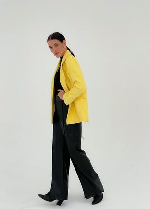 Яркий твидовый пиджак жакет на пуговице двубортный2 фото