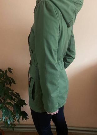 Куртка демісезонна оливкова зелена3 фото
