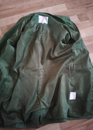 Куртка демісезонна оливкова зелена5 фото