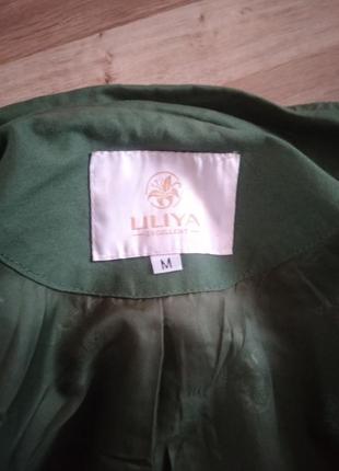 Куртка демісезонна оливкова зелена8 фото