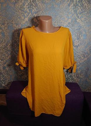 Женская базовая блуза с свободными рукавами блузка блузочка футболка размер 46/48/504 фото