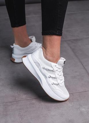 Жіночі кросівки білі celestial 3479