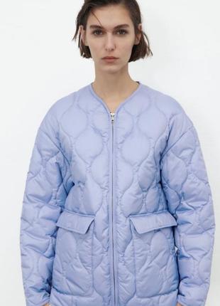 Стьобана куртка zara new, розмір xs3 фото