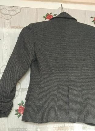 Супер пиджак серого цвета"look"р.64 фото