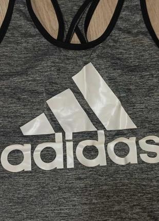 Майка adidas борцовка, для спорту, для фітнесу, оригінал2 фото