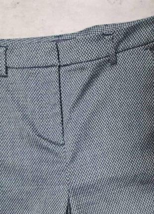 Класичні жіночі брюки прямого крою, принт гусяча лапка2 фото