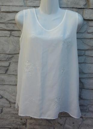 Распродажа!!! красивая блуза с вышивкой sara neal