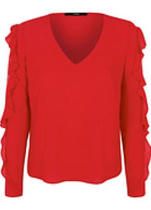 Блуза жіноча george р. xxl 54 ua блузка шифонова з мереживними вставками на рукавах