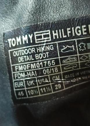 Ботинки tommy hilfiger, 45/29см.6 фото