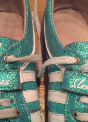 Бірюзові мокасини adidas