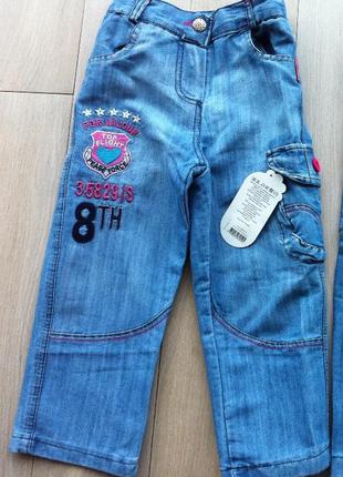 Летние джинсы для девочки, overdo , турция