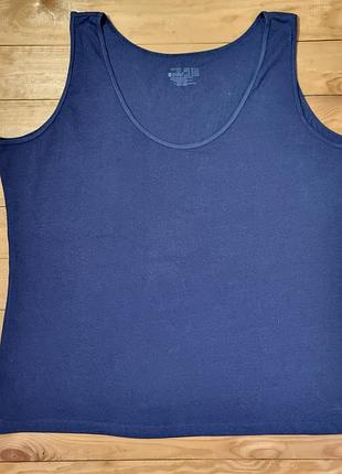 Женская майка, размер 3xl, цвет синий