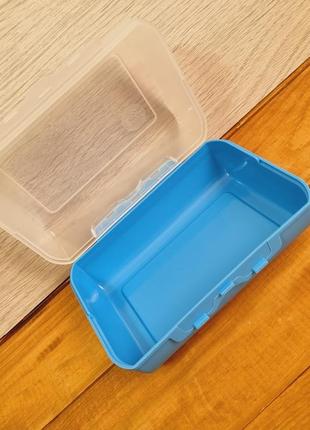 Пищевой контейнер emsa, цвет белый, голубой2 фото