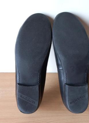 Суперовые кожаные туфли waldlaufer uk6 по стельке 25,8 см8 фото