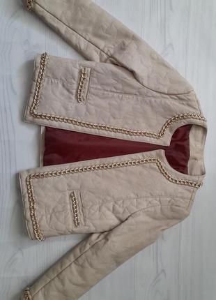 Куртка еко шкіра на 4-7 років