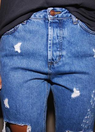 Стильные джинсы pull&bear 36р, бойфренды, mom jeans2 фото