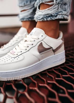 Кроссвки  nike air force 1 low lxx light orewood brown.7 фото