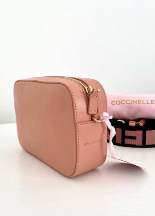 Женская сумочка coccinelle италия кожаная оригинал жіноча сумка шкіра італія подарок жене девушке дочери9 фото