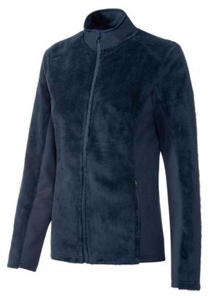 Жіноча плюшева куртка crivit®, розмір s/m, колір синій