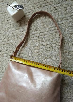 Базовая розовая сумка orsay, женская сумочка на лето, летняя сумка пыльно розового цвета на среднем ремешке7 фото