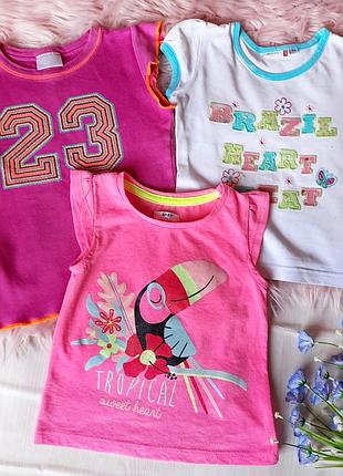 Набір футболочок на дівчинку / футболка / футболочка 86 см.
