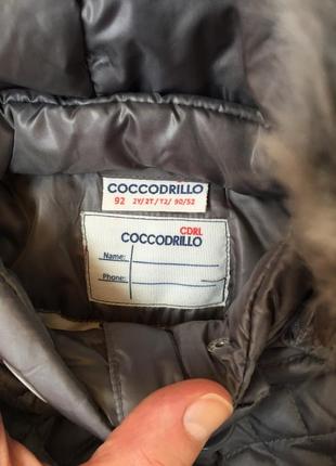Тёплая куртка пальто coccodrillo 6