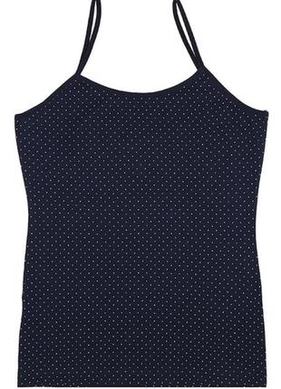 Майка жіноча "кольорова в горошок", розмір xl, колір темно-синій