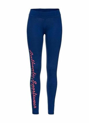 Леггинсы (лосины) женские синие, размер s