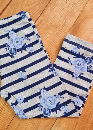 Капрі для дівчинки, ріст 116, колір сірий