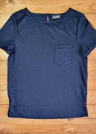 Женская футболка, размер xs, цвет темно-синий