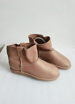 Кожаные деми ботинки угги  classic unlined mini metallic ugg австралия(америка)  оригинал