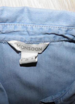 Повна розпродаж!!!блузки/майки по 50 гр.!!monsoon-джинсова блузка!4 фото
