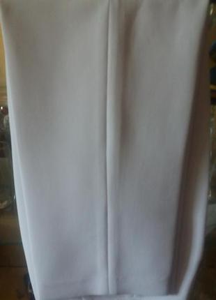 Белий атласний костюм юбка,брюки и пиджак 46 розмер5 фото