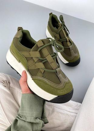 10214🍃кроссовки в искусственной коже, замше и неопрене👑