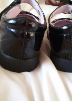 Туфли туфельки черные лаковые для девочки teeny toes 4 (19) р.5 фото