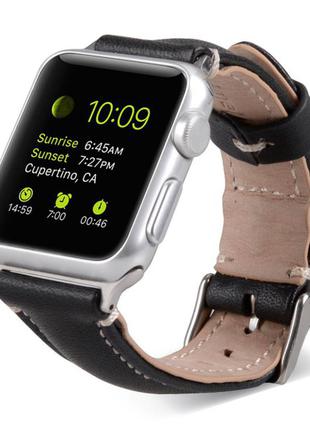 Кожаный ремешок к часам apple watch  ремешок кожаный