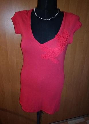 Футболка 46-48 rue21 червона в'єтнам