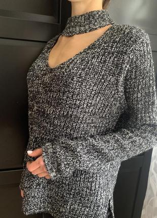 Кардиган свитер женский свитер с горловиной zara s-m свитер3 фото