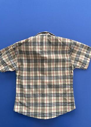Рубашка детская с коротким рукавом burberry4 фото