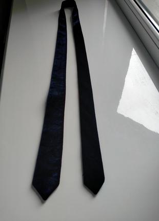 Узкий вельветовый галстук topman с узором