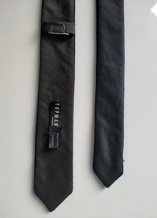 Вузький вельветовий краватка topman з візерунком3 фото