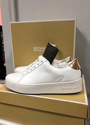 Білі кеді michael kors оригінал шкіра шкіра кеди