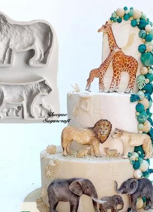 Молд "лев" - розмір молдовського 15*12см, силікон