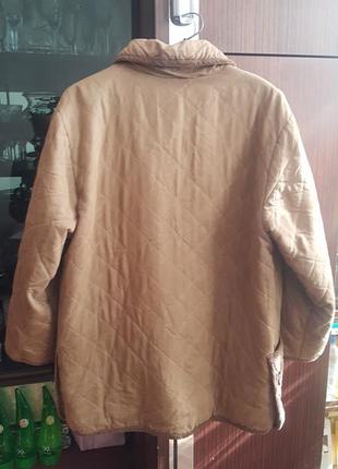 Куртка стеганная,горчичного цвета,р.38-40 италия2 фото