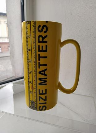 Кружка гигант 1 л, чашка большая, для пива, для чаю