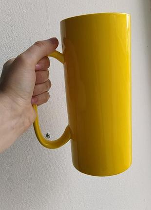 Кружка гигант 1 л, чашка большая, для пива, для чаю