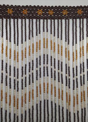 Шторы из деревянных бусин на 30 подвесок  ширина 1 м, высота 2 м.