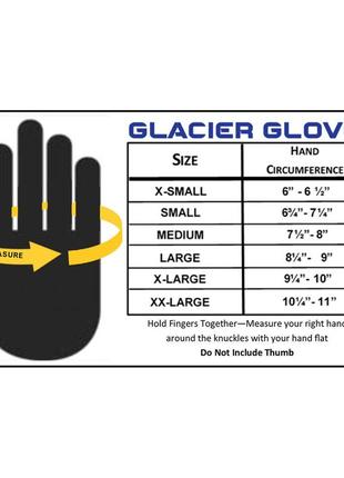 Перчатки glacier glove. куплены в америке. оригинал. новые3 фото